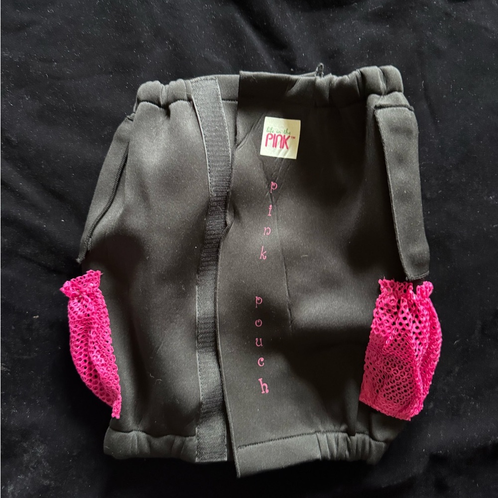 Black and Pink Pouch